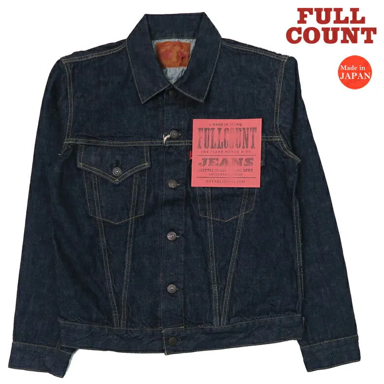 フルカウント FULLCOUNT 13.7oz デニム ジャケット 3rdタイプ 2101W ジンバブエコットン ジージャン Gジャン