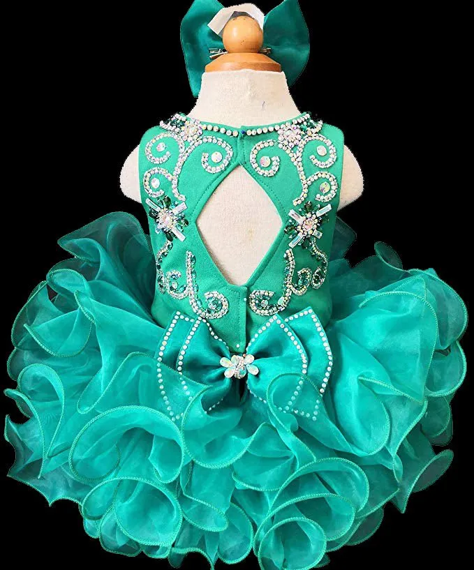 16 Colors---Little Girl/Toddler/Kids/Baby Girl/Little Princess Pageant Dress with Hair bow