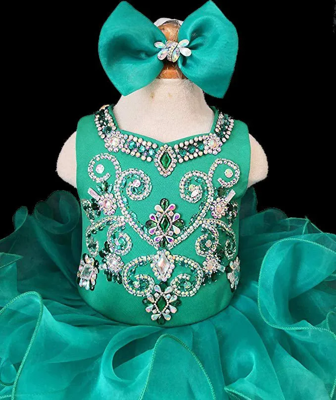 16 Colors---Little Girl/Toddler/Kids/Baby Girl/Little Princess Pageant Dress with Hair bow