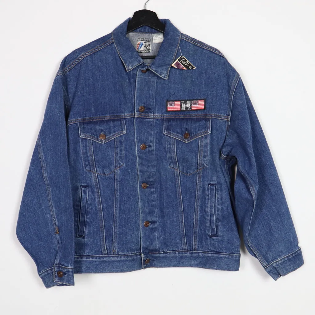 1989 Rolling Stones Steel Wheels Denim Tour Jacket