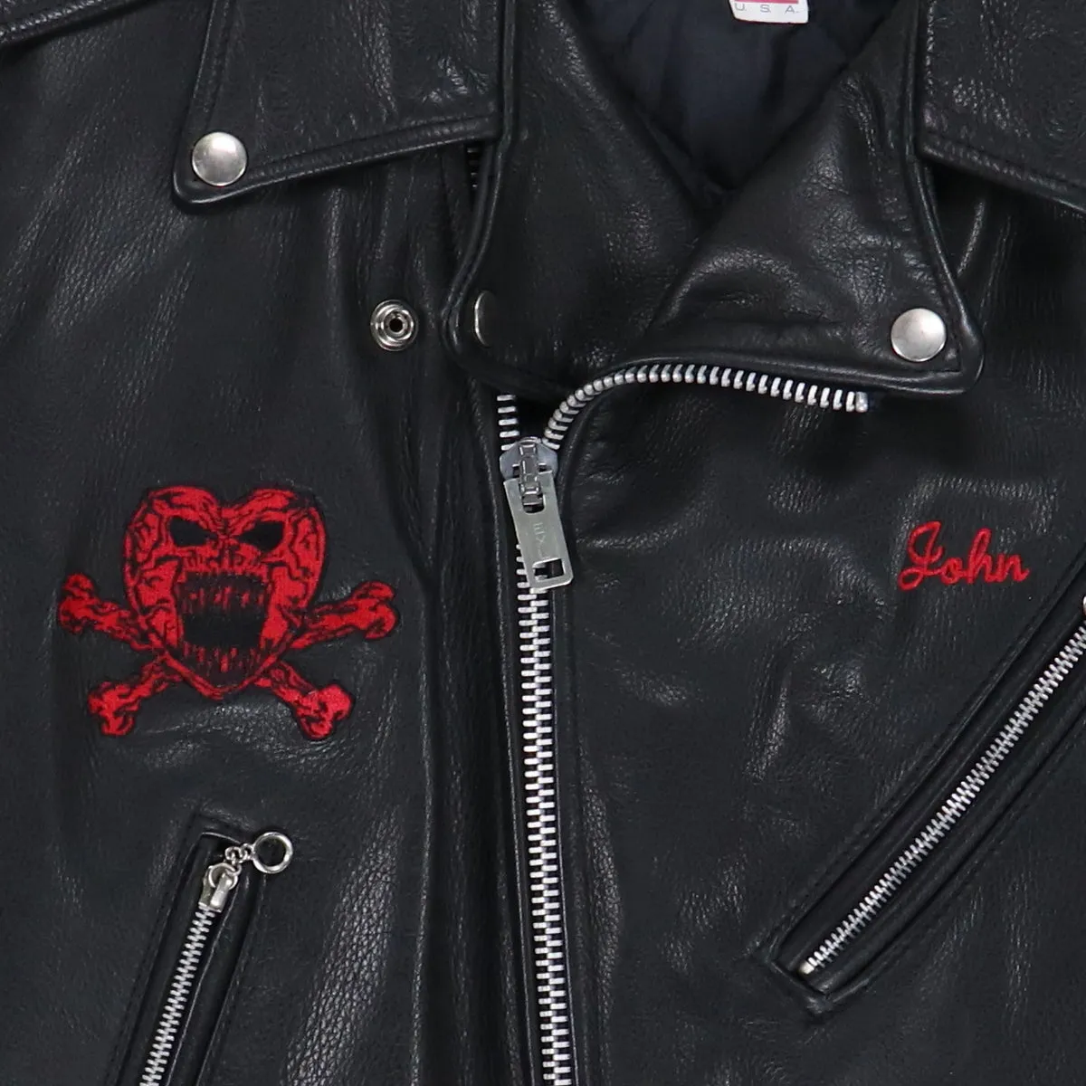 1990 Guns N Roses Leather Tour Crew Jacket