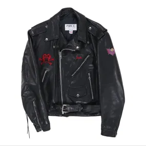 1990 Guns N Roses Leather Tour Crew Jacket