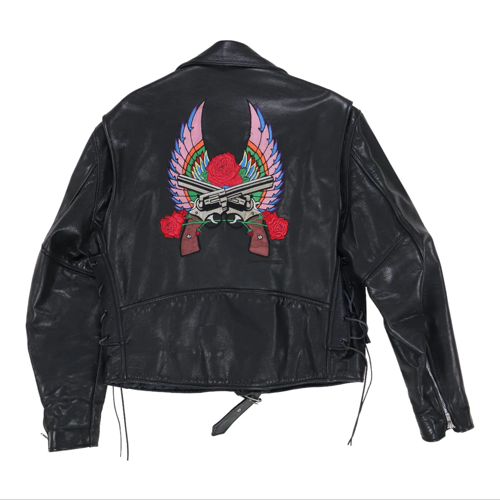 1990 Guns N Roses Leather Tour Crew Jacket