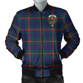 Agnew Tartan Bomber Jacket with Family Crest