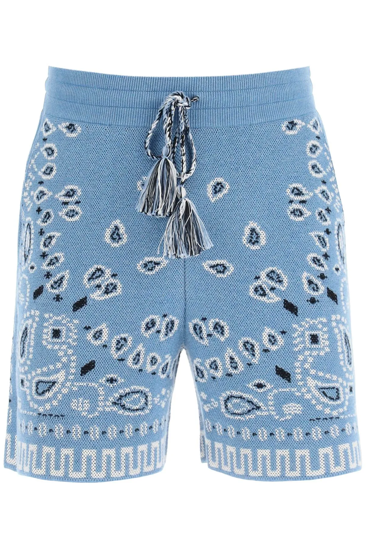 Alanui cotton bandana bermuda shorts