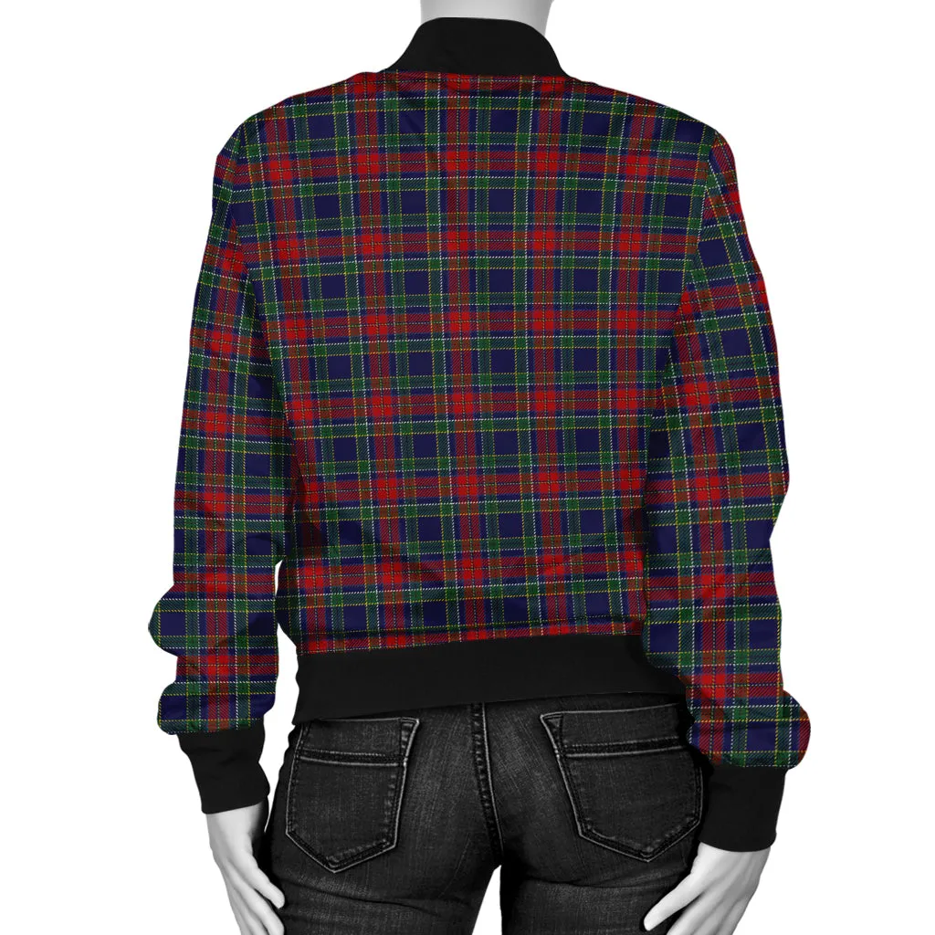 Allison Red Tartan Bomber Jacket