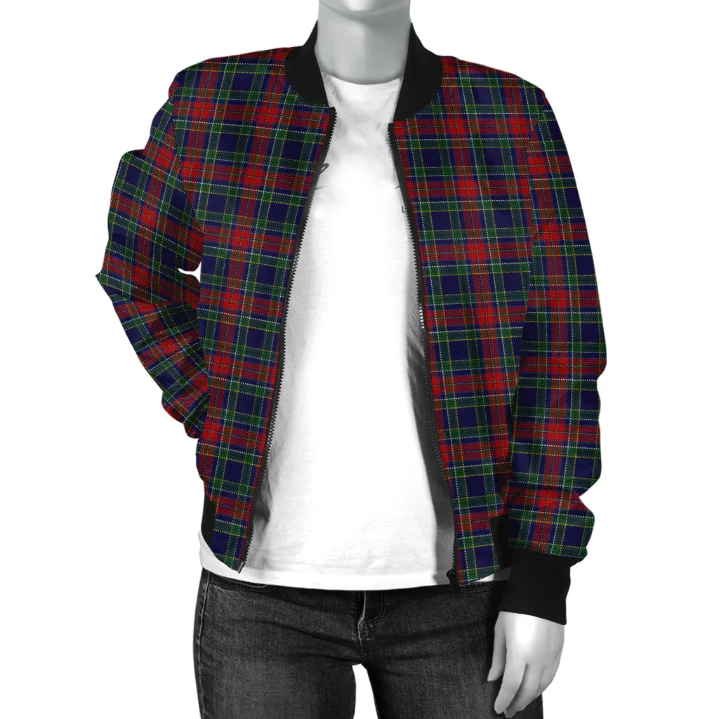 Allison Red Tartan Bomber Jacket