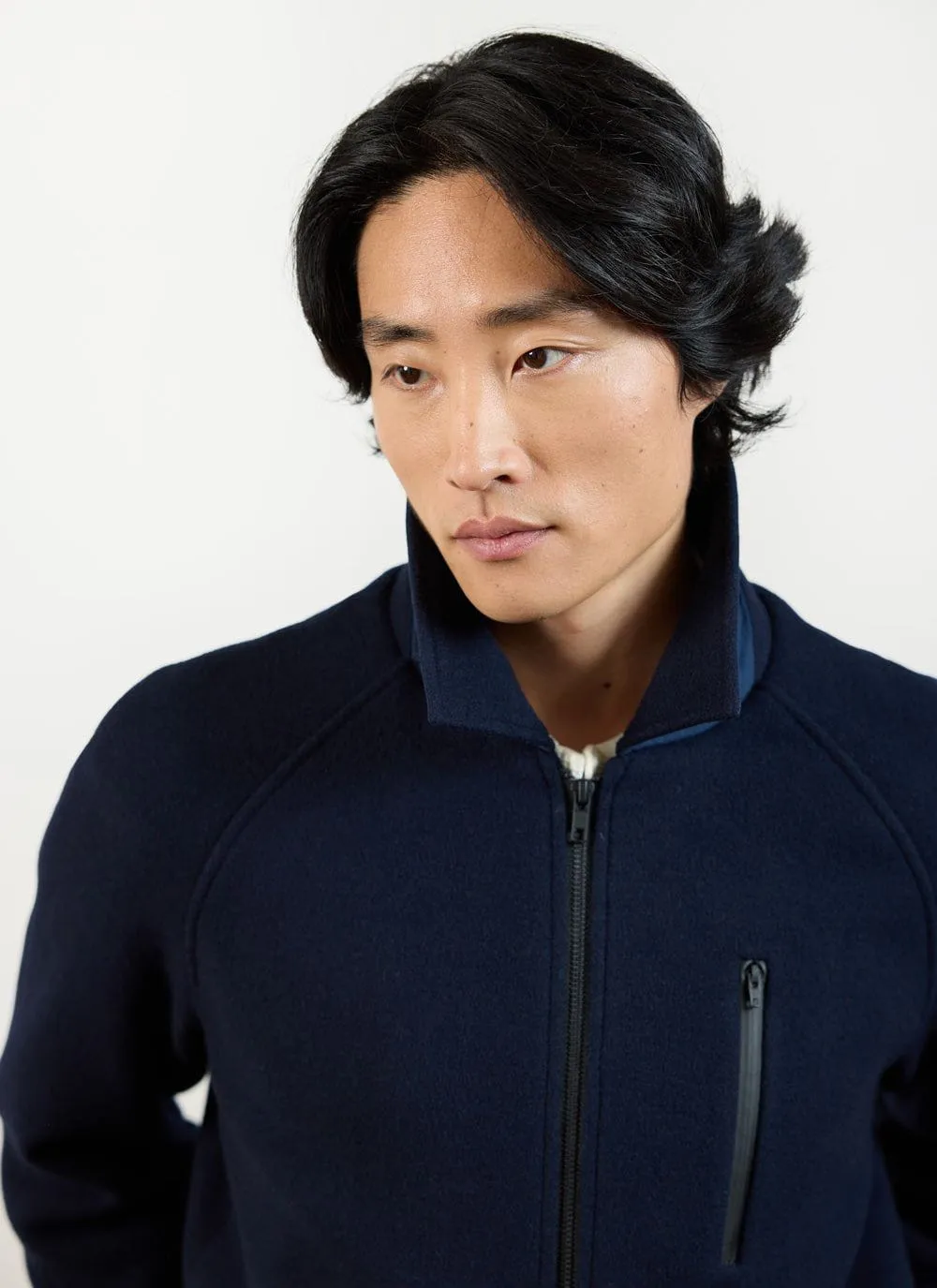 Anderson Fleece | Wool | Navy