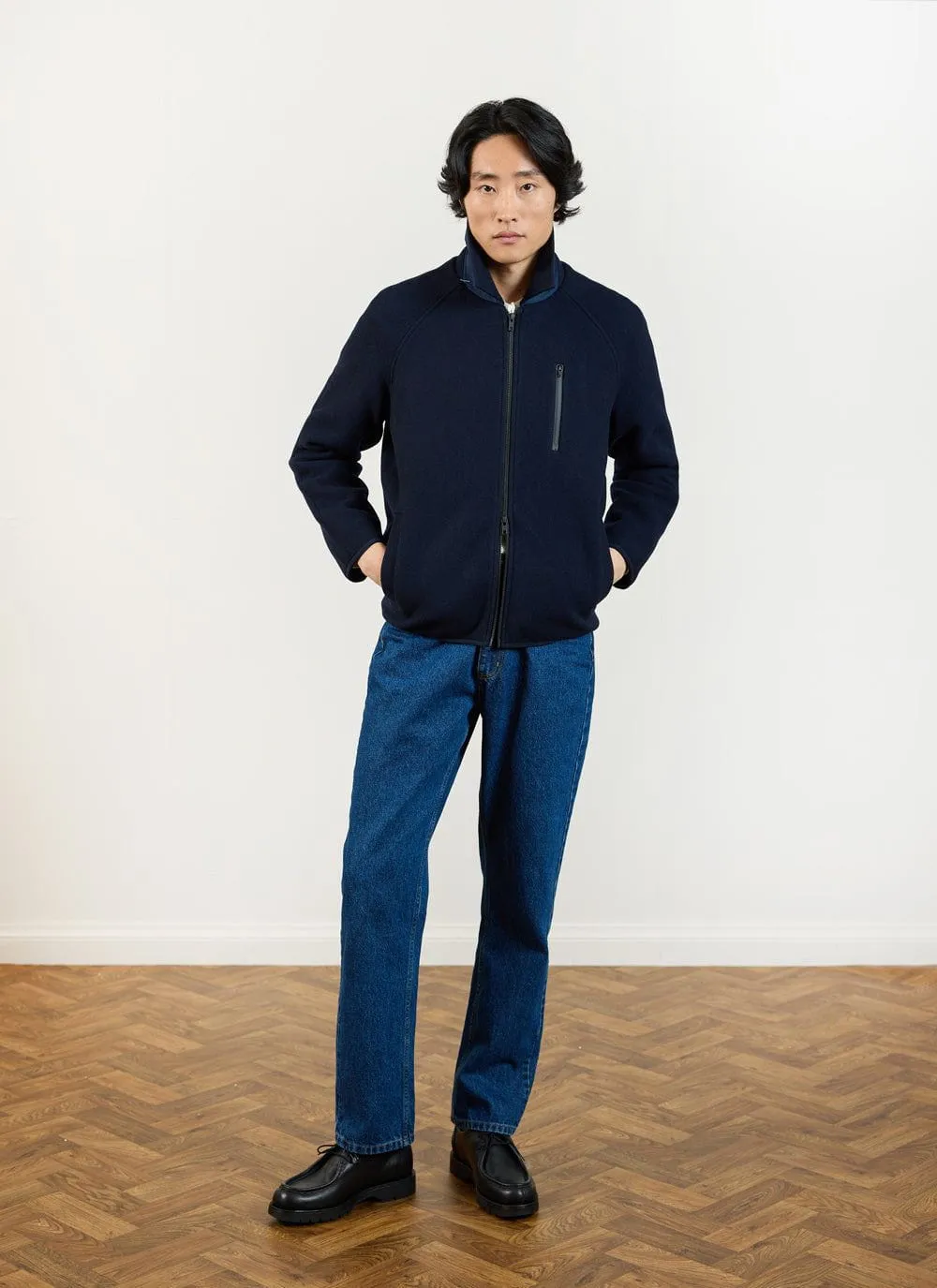 Anderson Fleece | Wool | Navy