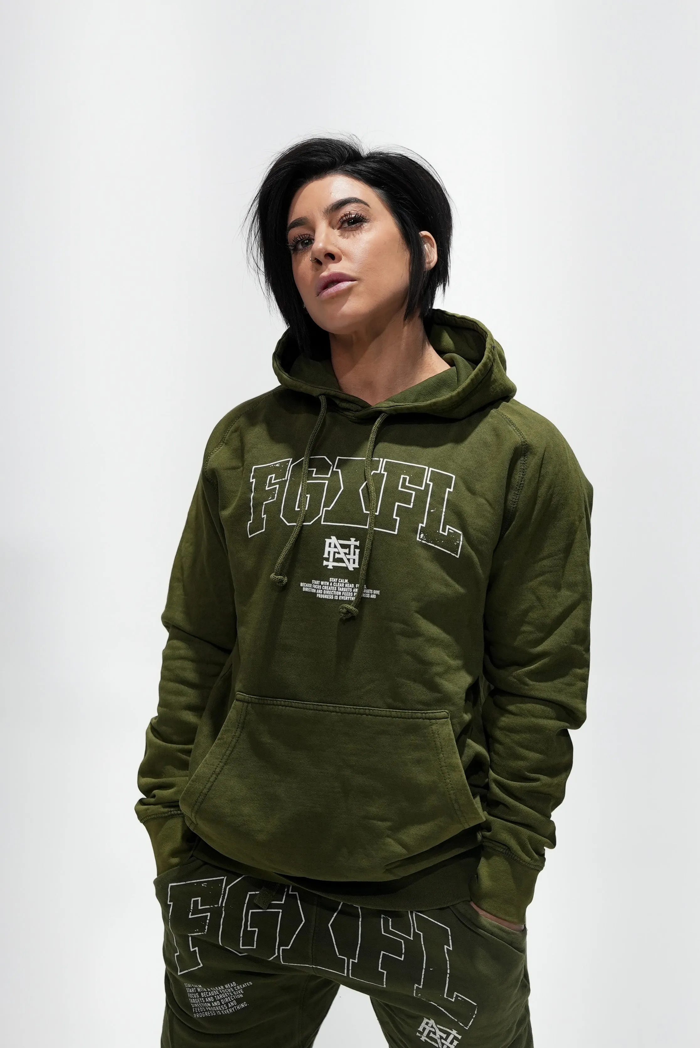 ARCH HOODIE - OLIVE