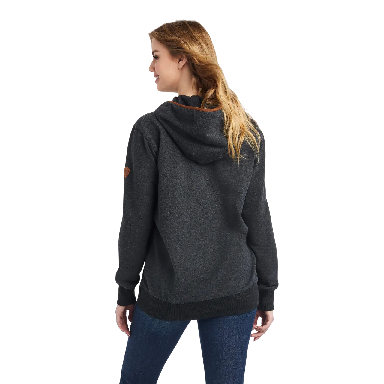 Ariat Women's Heather Charcoal Real Elevated Hoodie