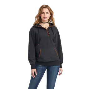 Ariat Women's Heather Charcoal Real Elevated Hoodie