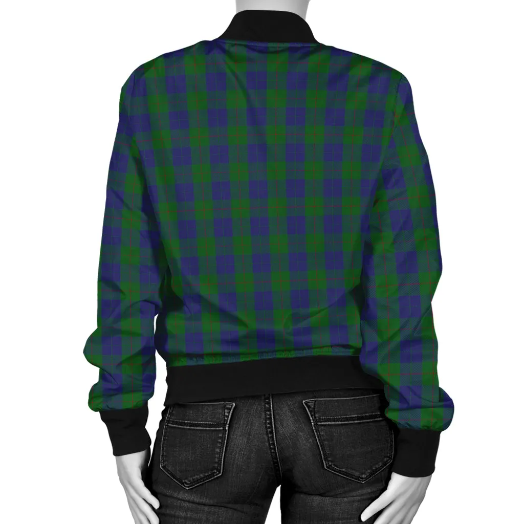 Barclay Tartan Bomber Jacket with Family Crest