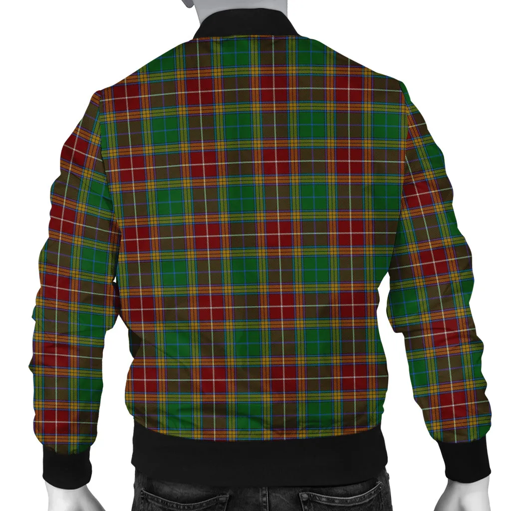 Baxter Tartan Bomber Jacket with Family Crest