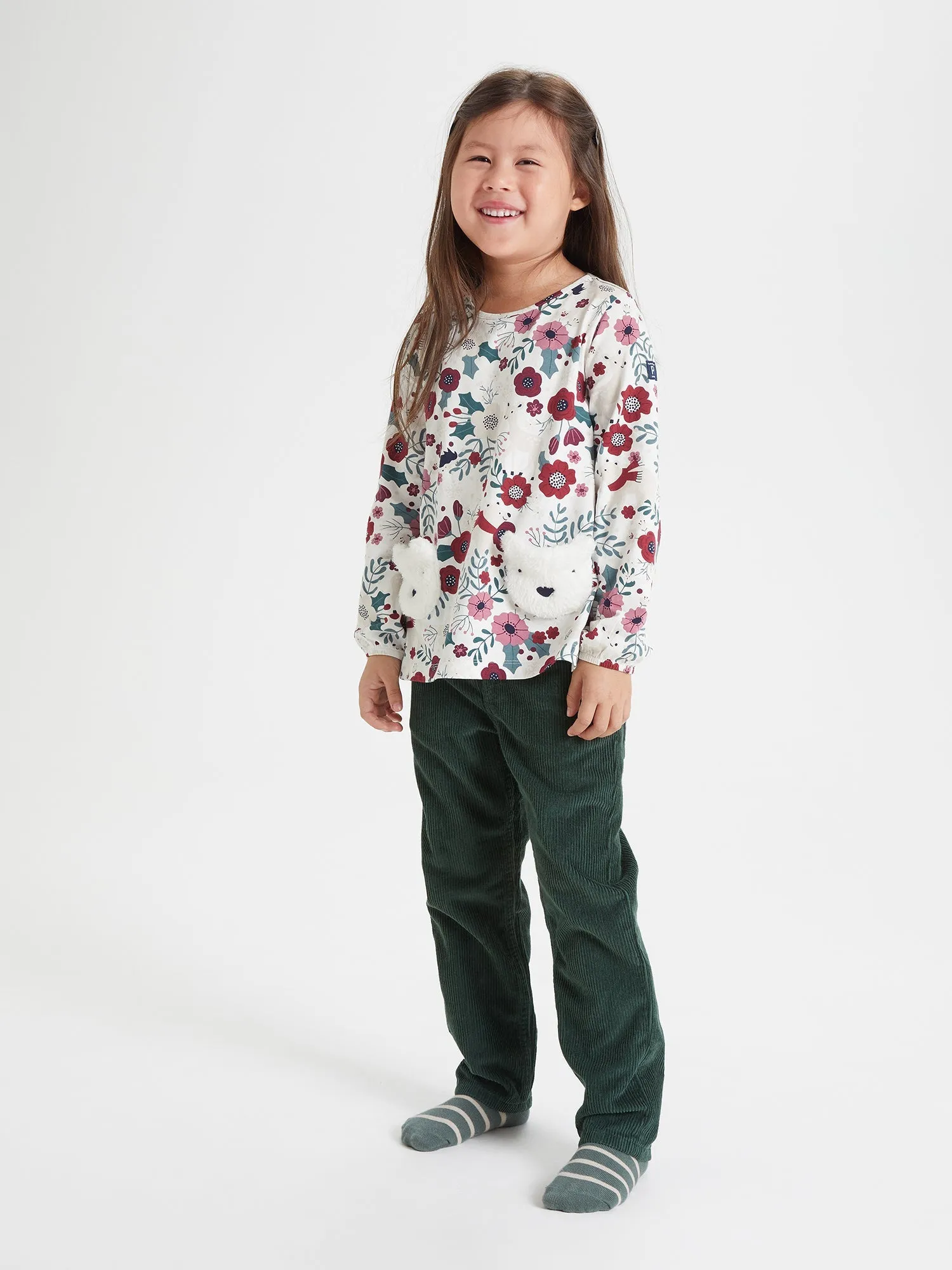 Bear Pocket Kids Top