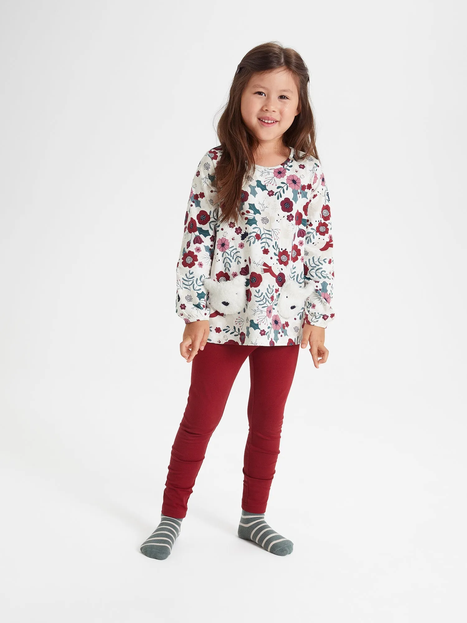 Bear Pocket Kids Top