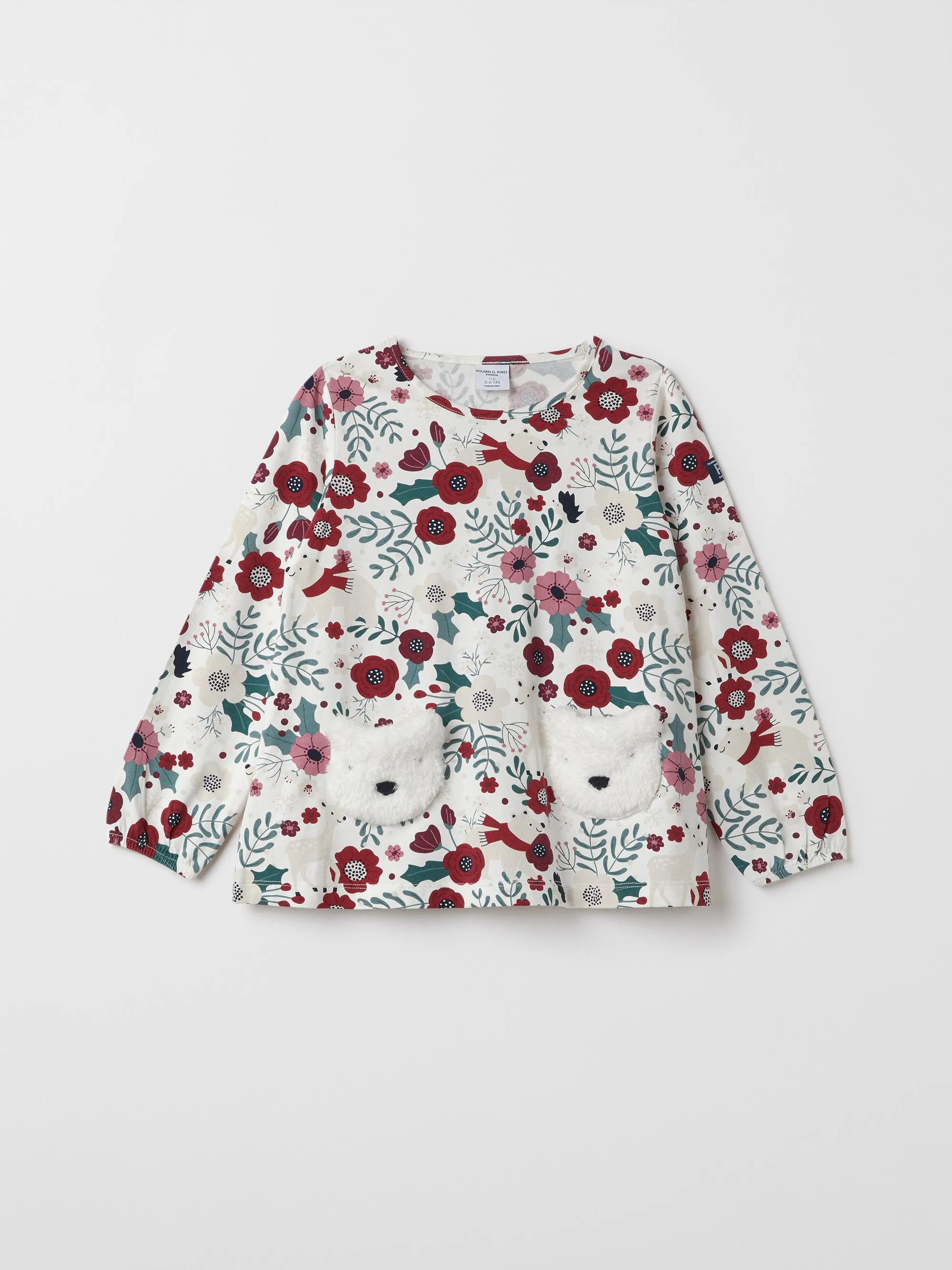 Bear Pocket Kids Top