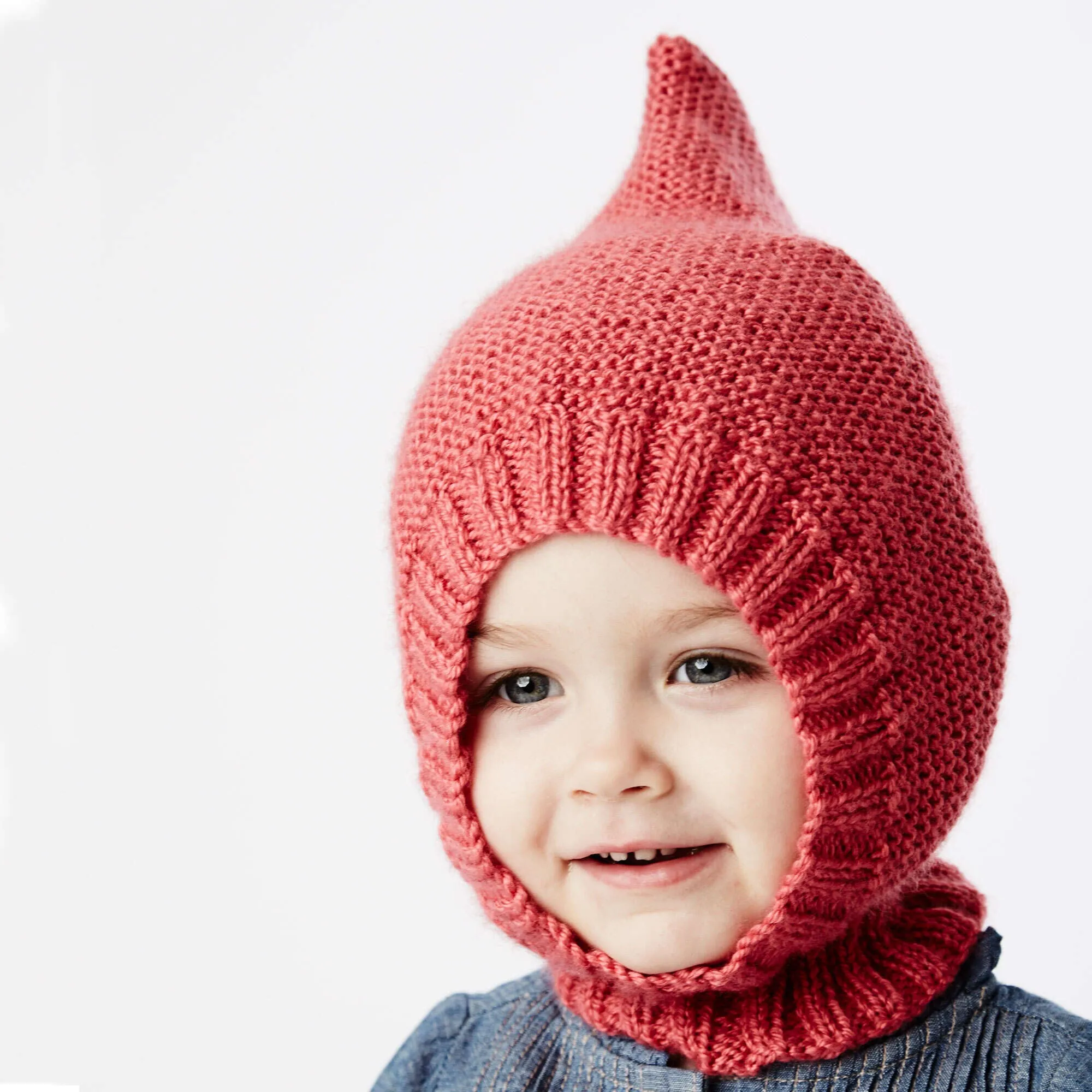 Bernat Knit Little Garter Gnome Hat