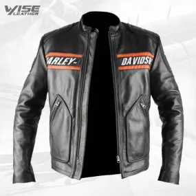 Bill Goldberg WWE Harley Davidson Classic Motorcycle Leather Jacket