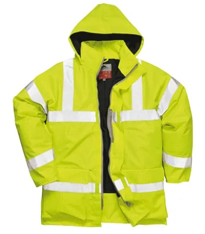 Bizflame Waterproof Hi-Vis Antistatic Flame Retardant Jacket -S778