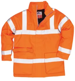 Bizflame Waterproof Hi-Vis Antistatic Flame Retardant Jacket -S778