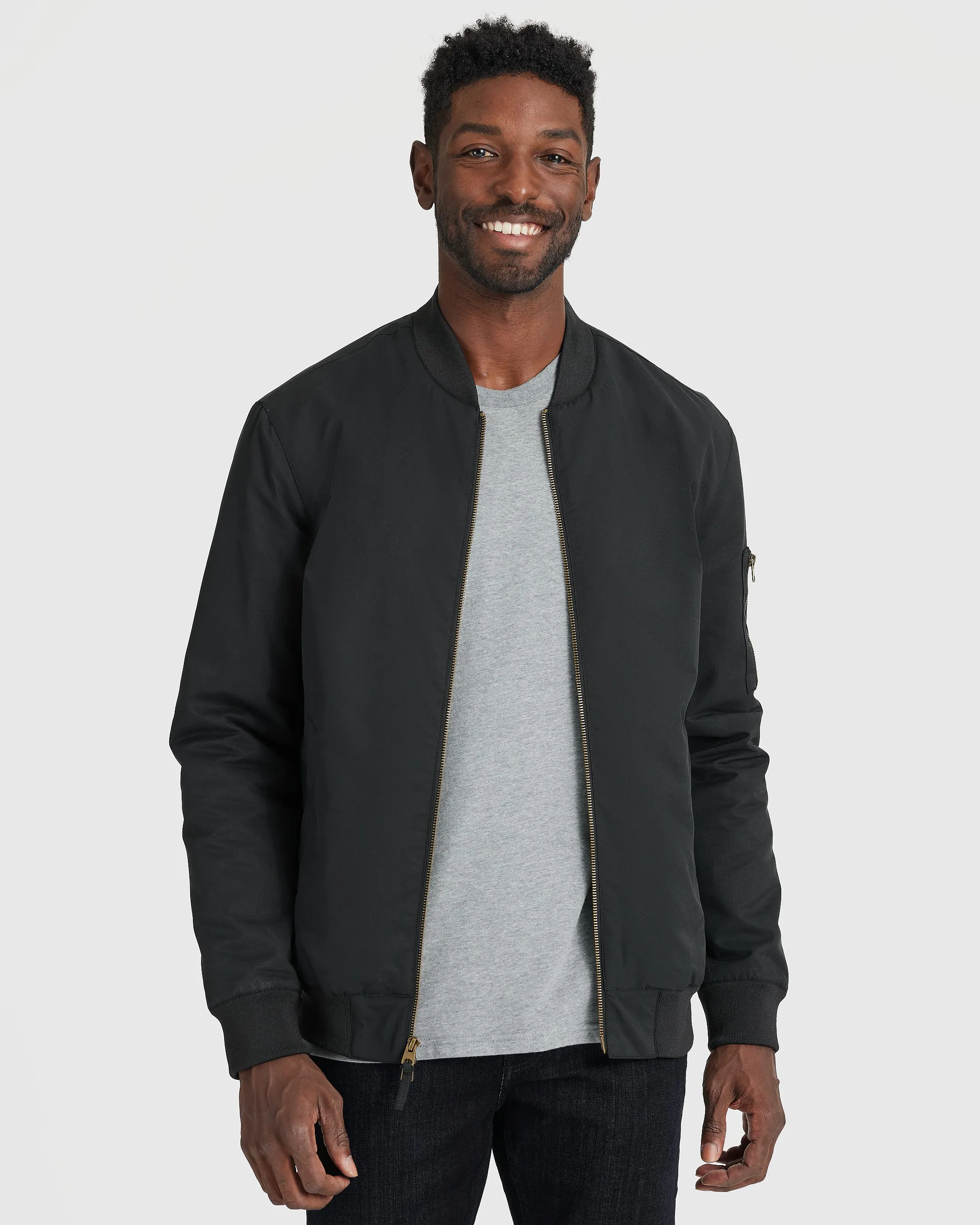 Black & Carbon Bomber Jacket 2-Pack