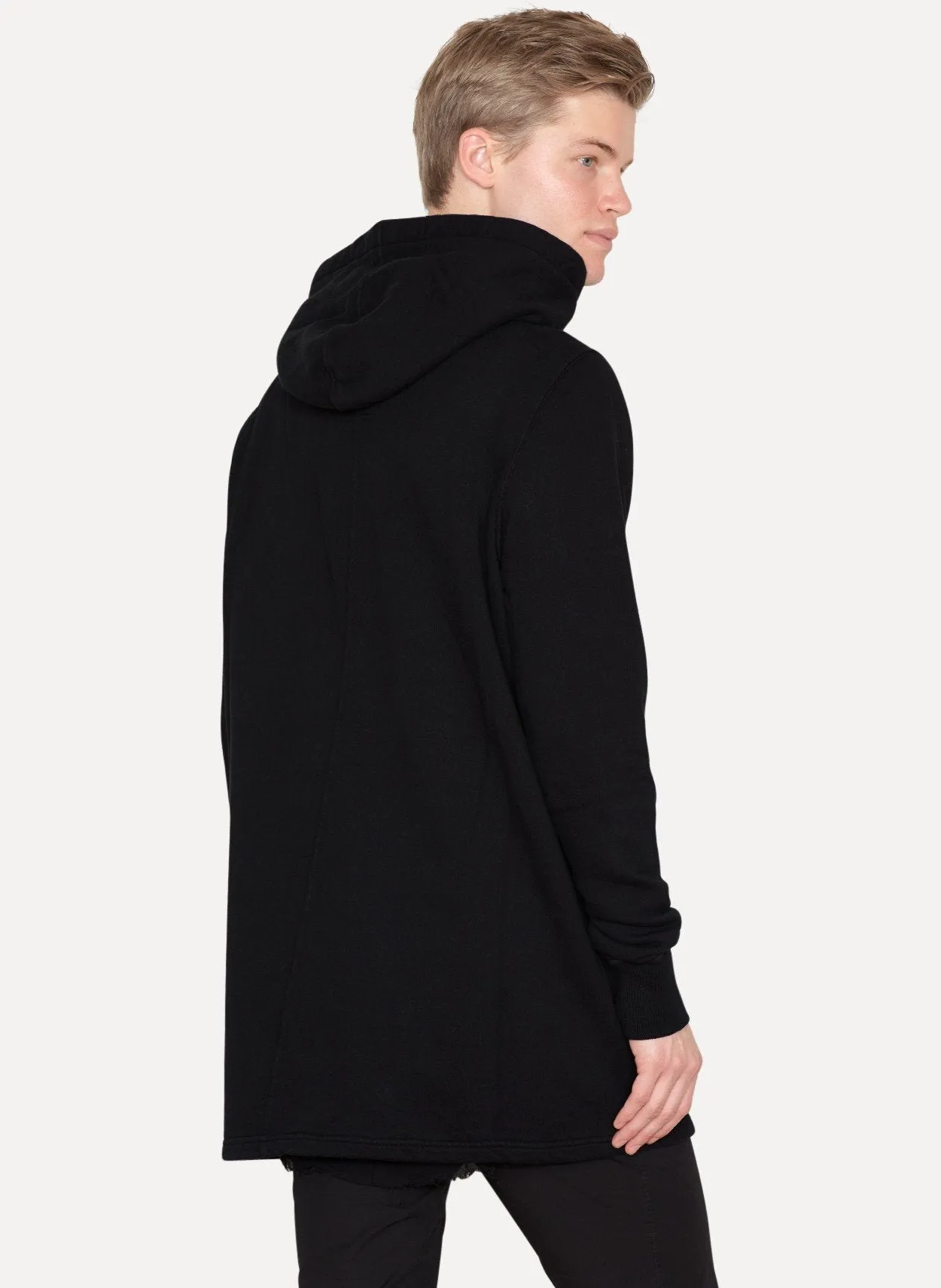 Black Fleece Pullover Hoodie