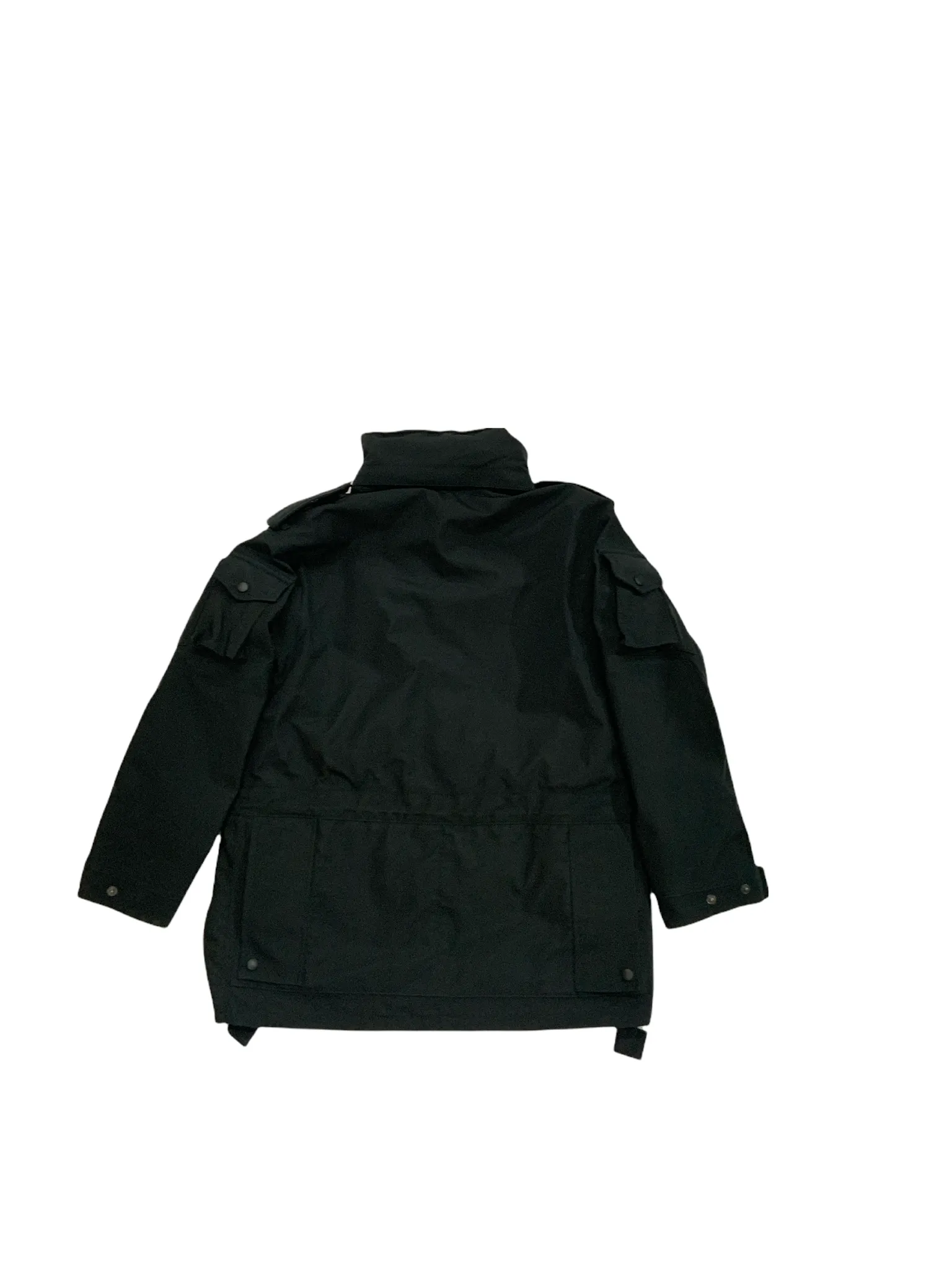 Black Waterproof 3/4 Length Tactical Rain Coat Yaffy Atlanta BAC01A