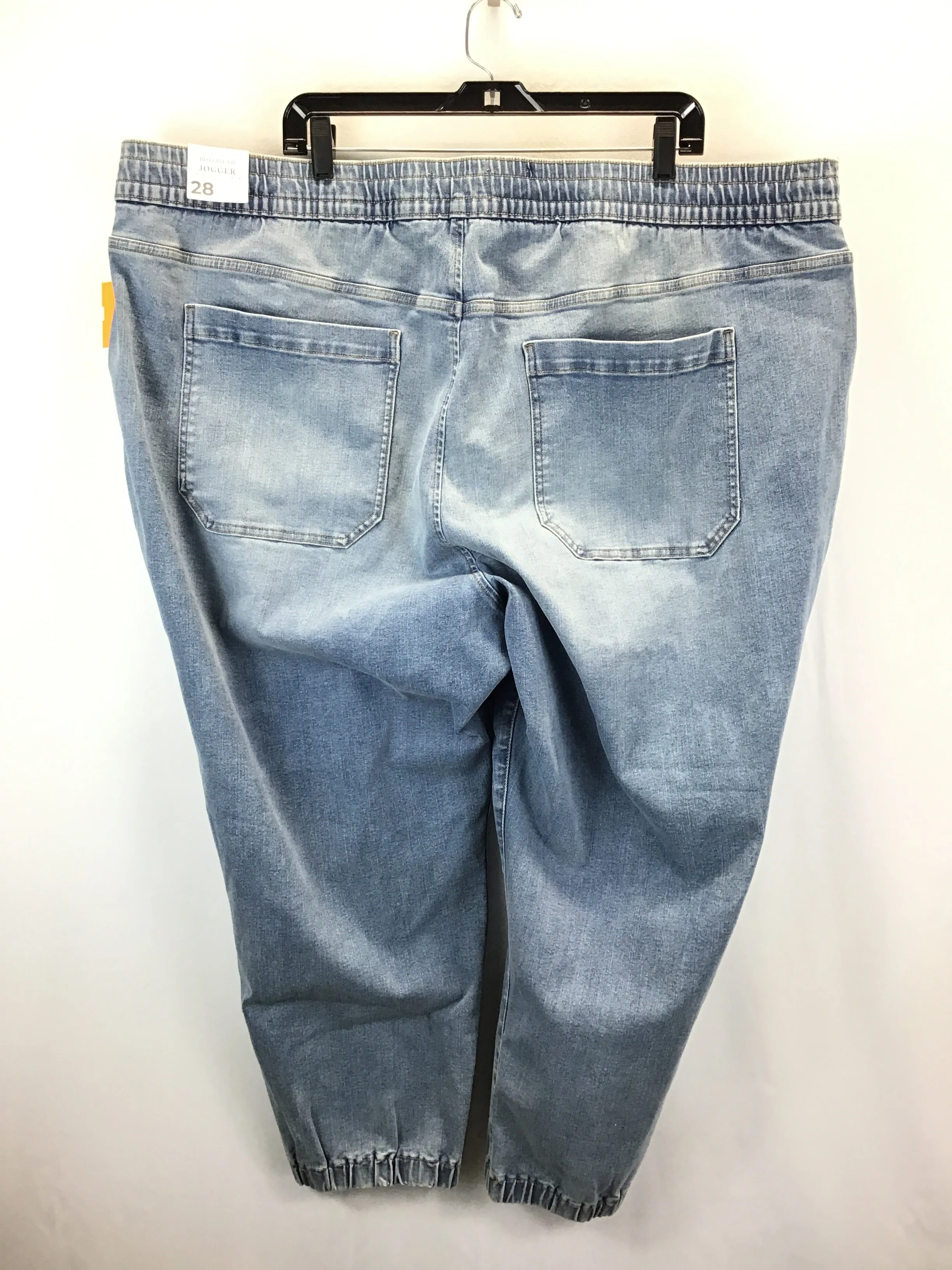 Blue Denim Pants Joggers Lane Bryant, Size 28