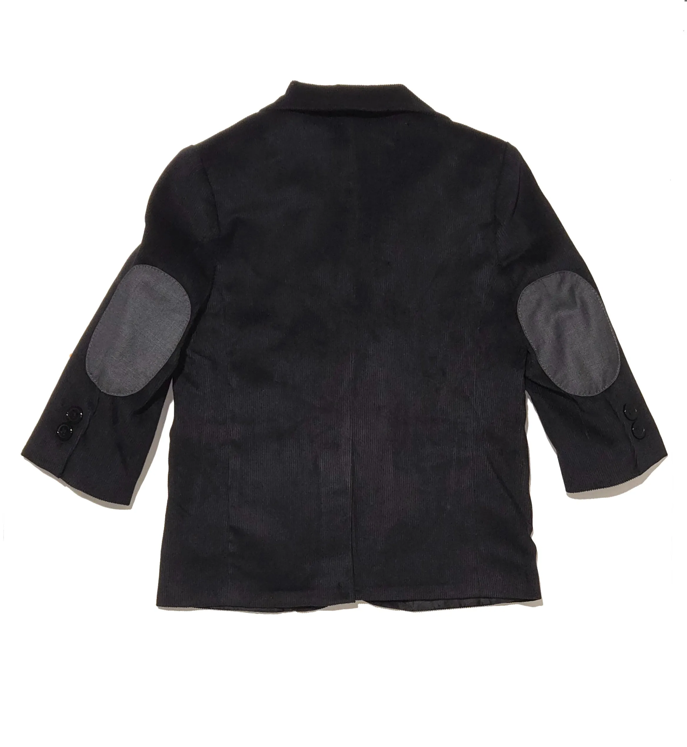 Boys' Corduroy Blazer Jacket with Elbow Patches