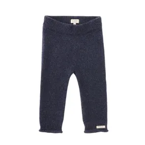 Boys Navy Trig Merino Wool Trousers