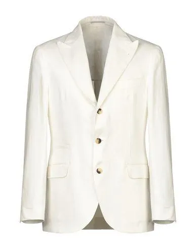 Brunello Cucinelli Man Blazer White 40 suit