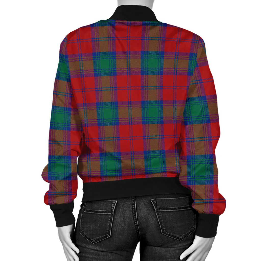 Byres (Byses) Tartan Bomber Jacket with Family Crest