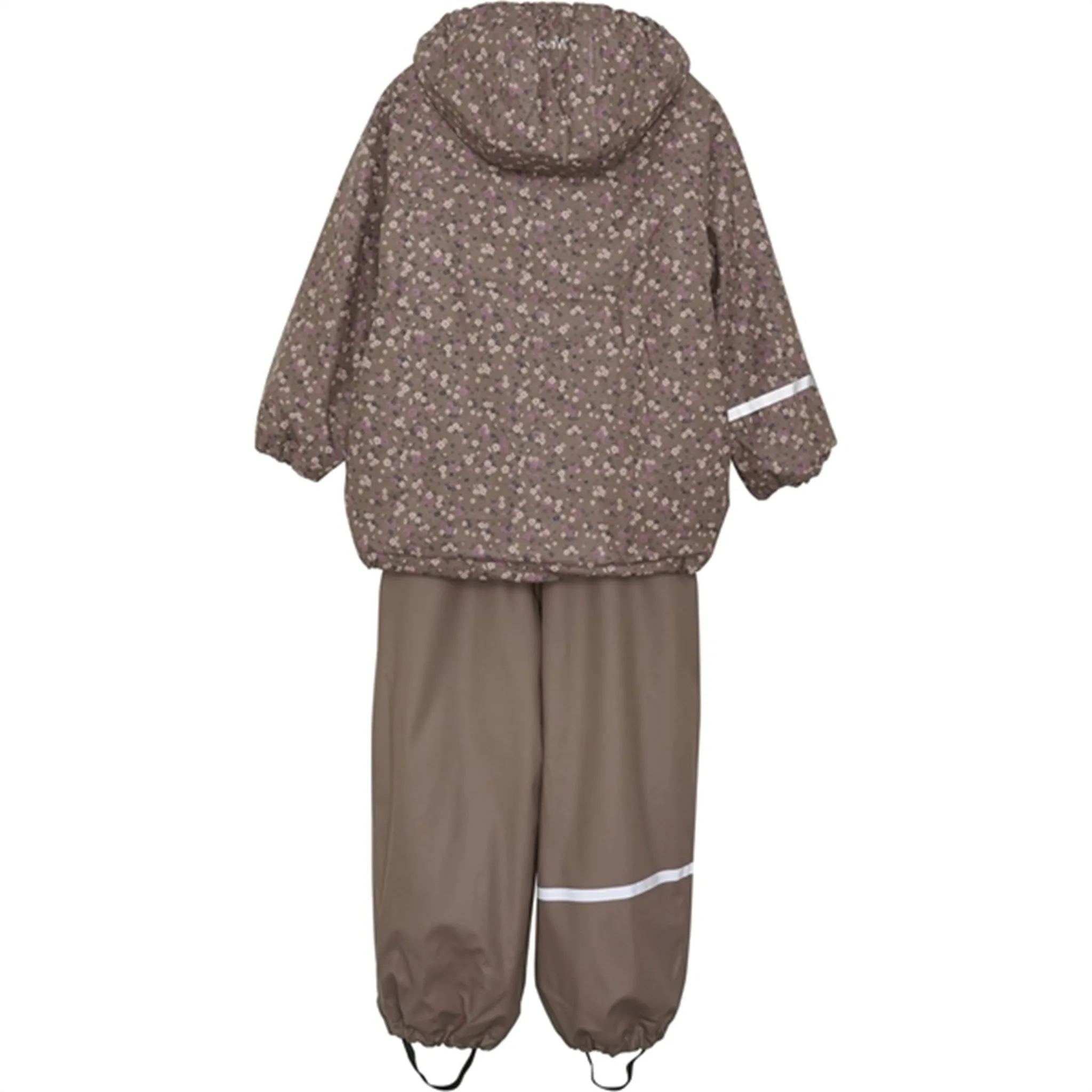 CeLaVi Rainwear Set w. Fleece Coffee Quartz