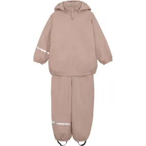 CeLaVi Rainwear Set w. Fleece Misty Rose