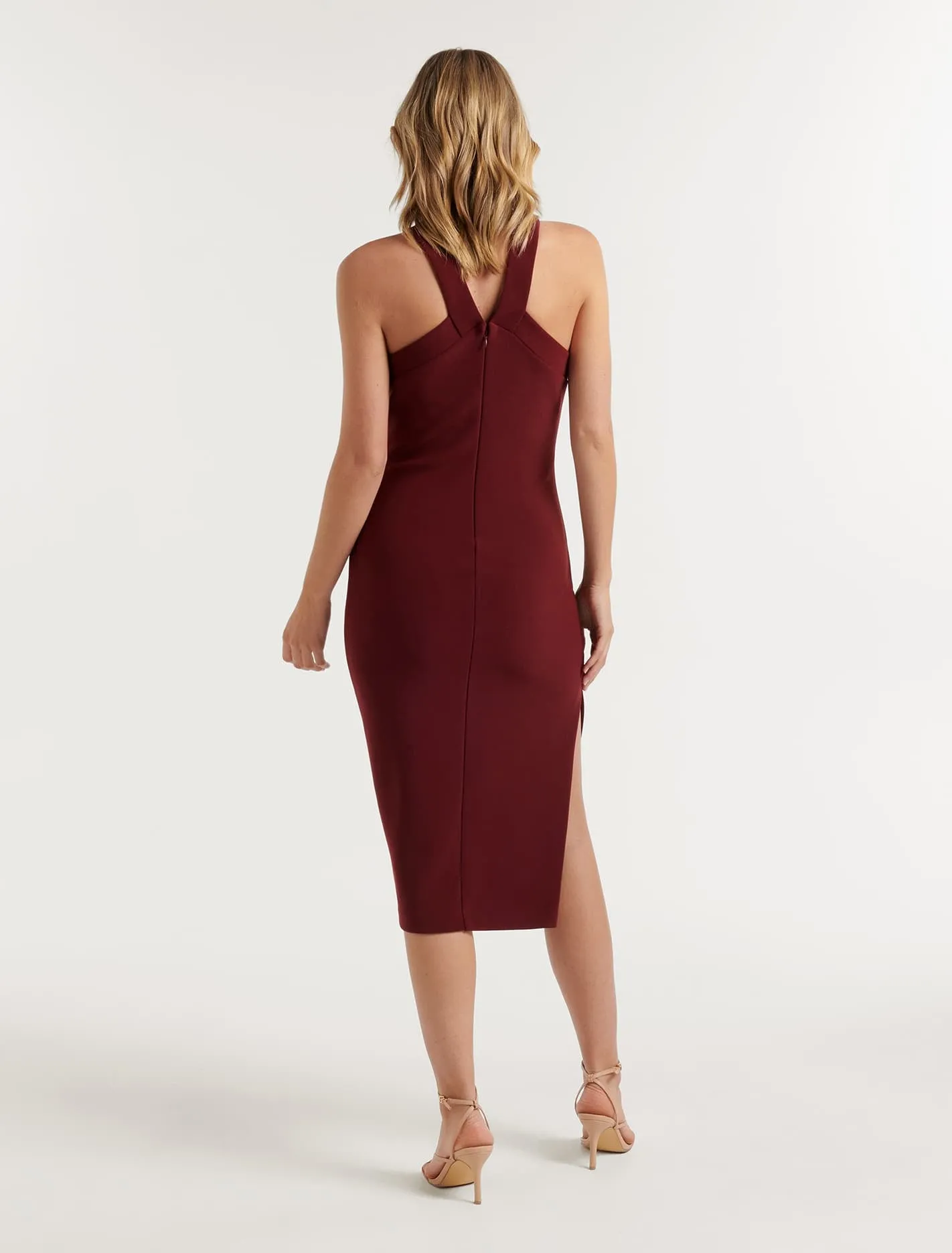 Charlie Arrow Neck Bodycon Dress