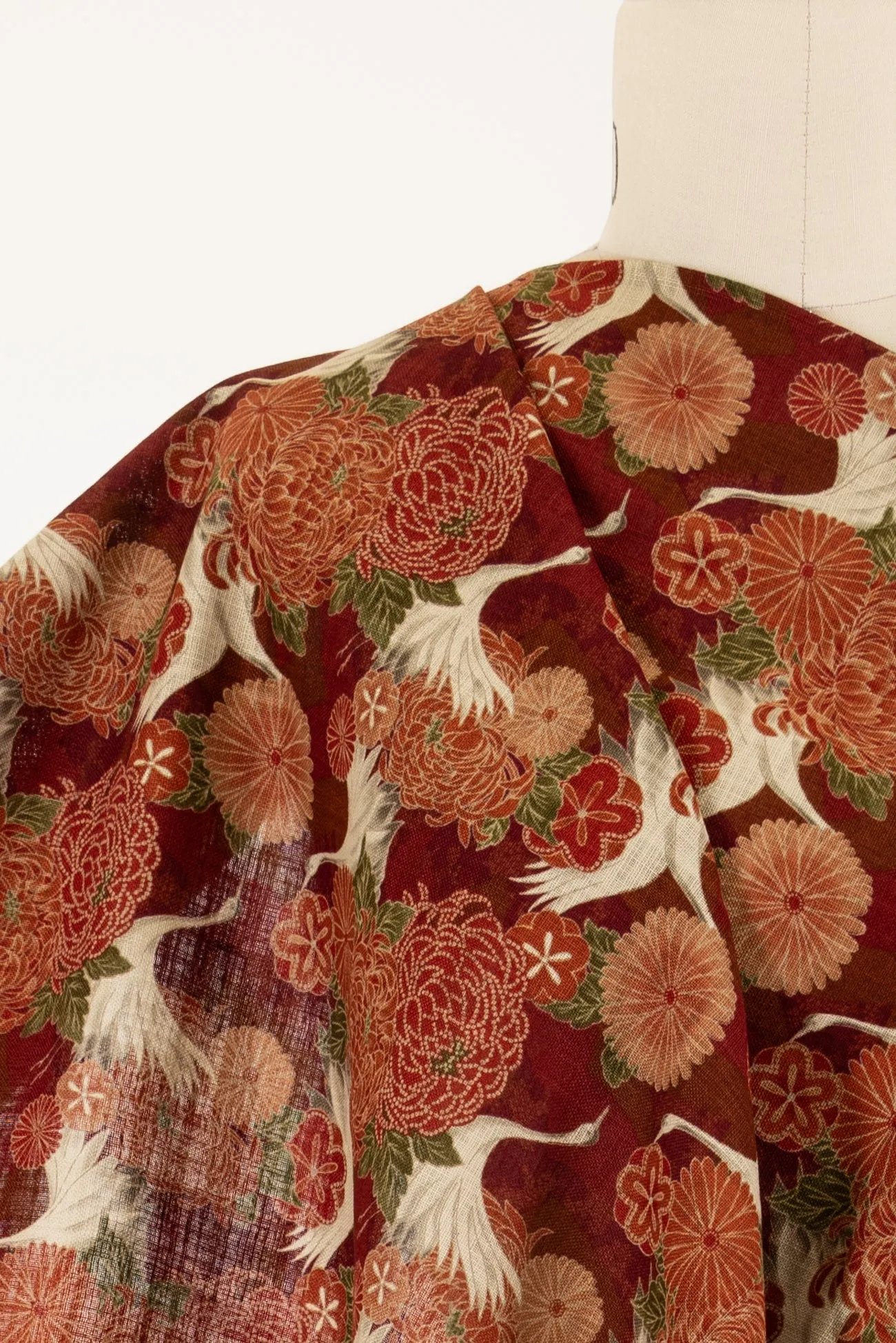 Chrysanthemum Dream Japanese Cotton Woven