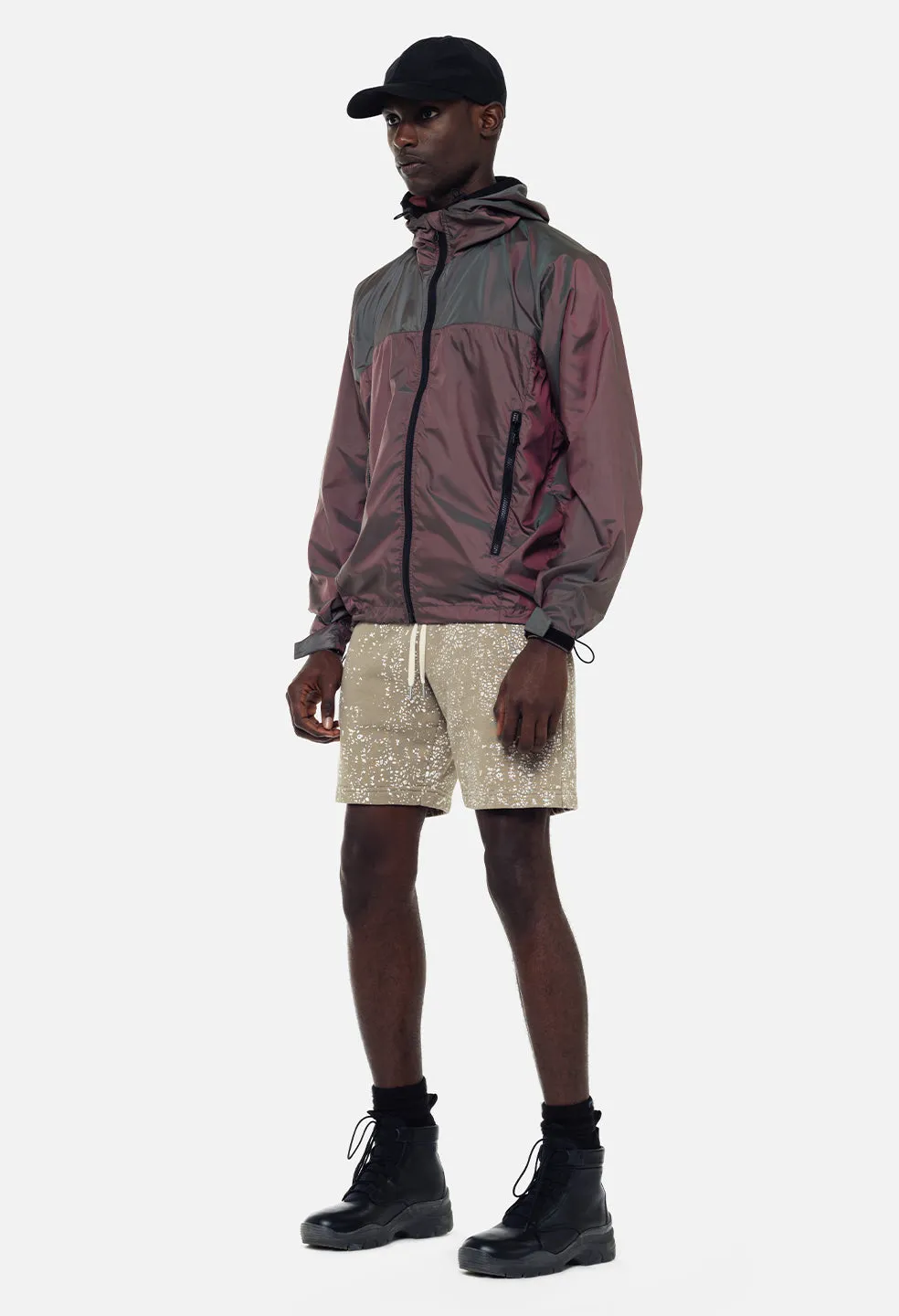 Coated Terry Shorts / Shark