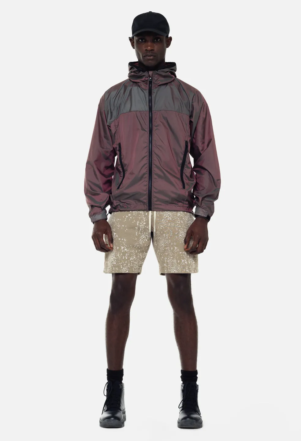 Coated Terry Shorts / Shark