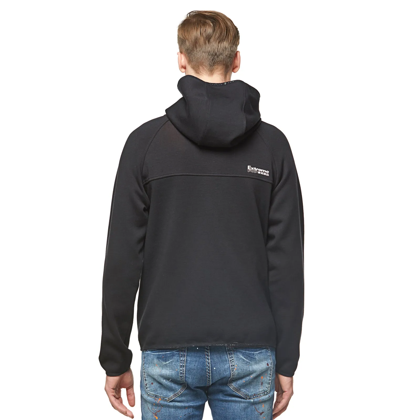 Cotton bonded Fleece Hooded jacket