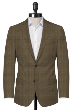 Dark Tan Tweed Blazer