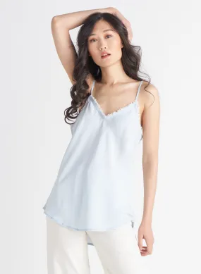 Dex Frayed Edge Tencel Tank