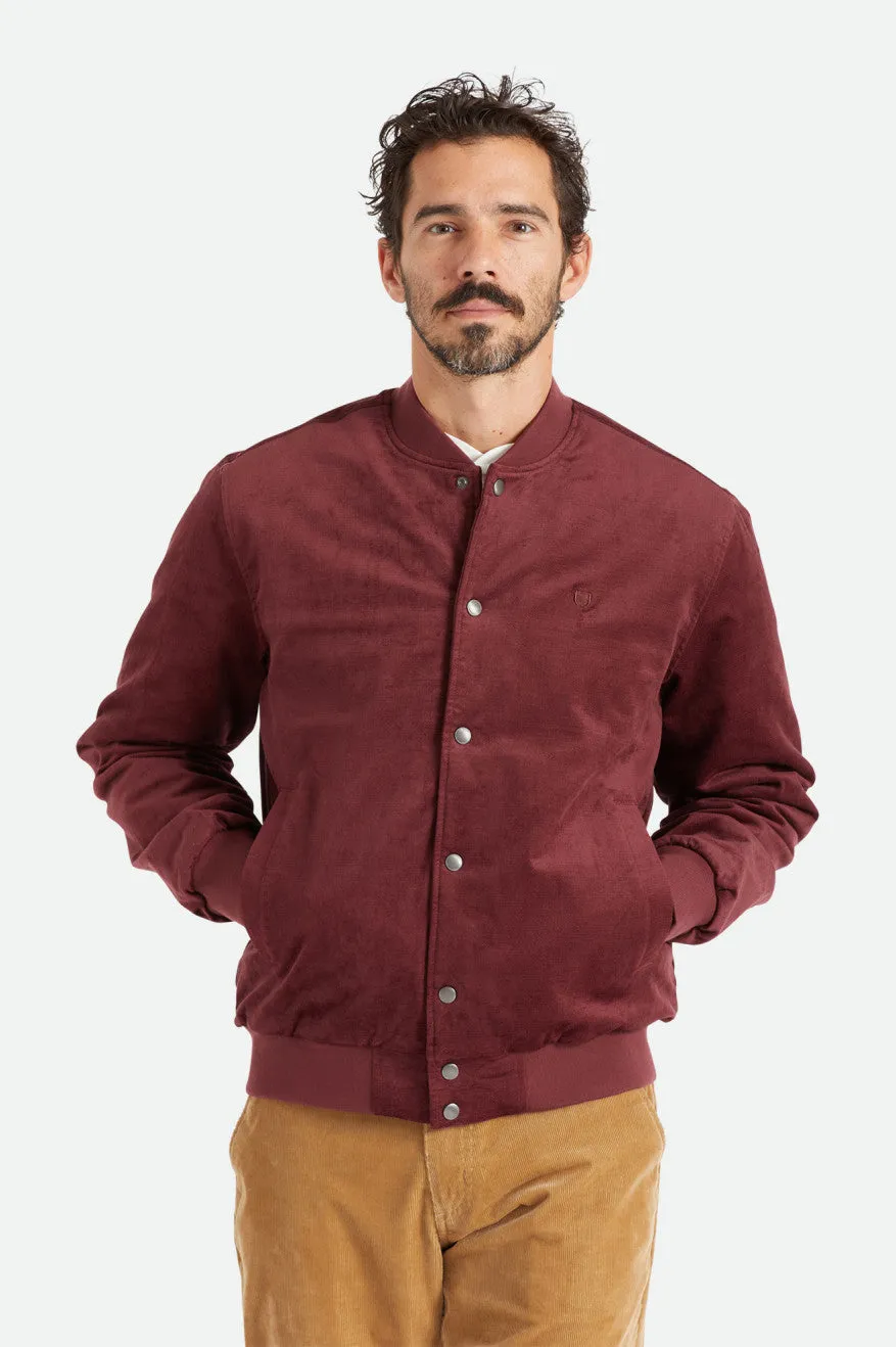 Dillinger Bomber Jacket - Mahogany