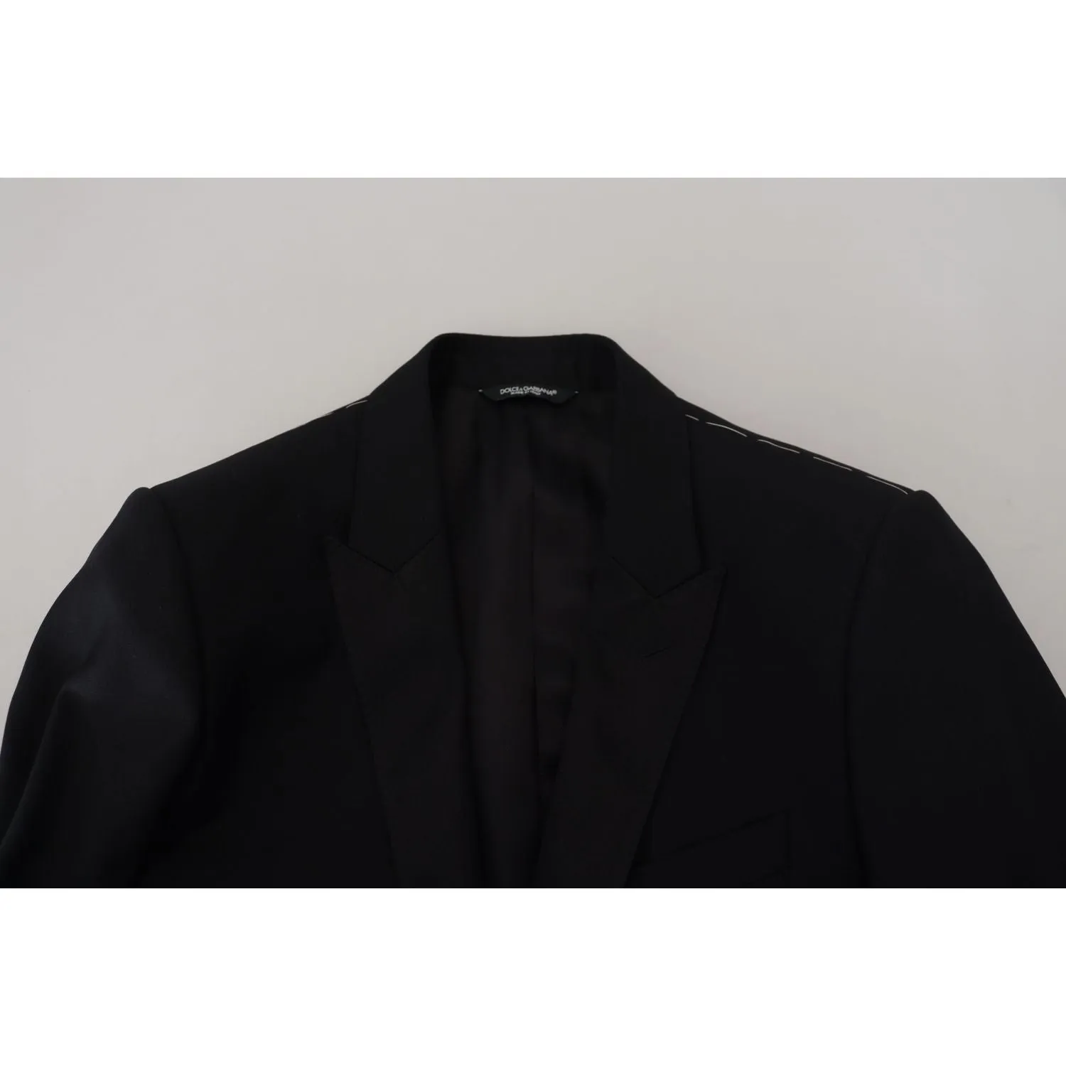 Dolce & Gabbana Elegant Martini Black Formal Blazer