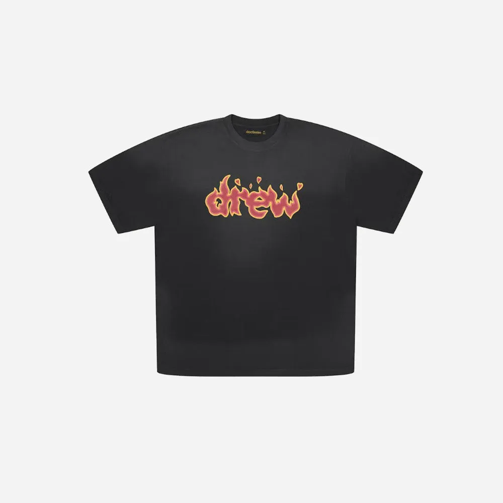 DREW HOUSE LIT DREW T-SHIRT FADED BLACK