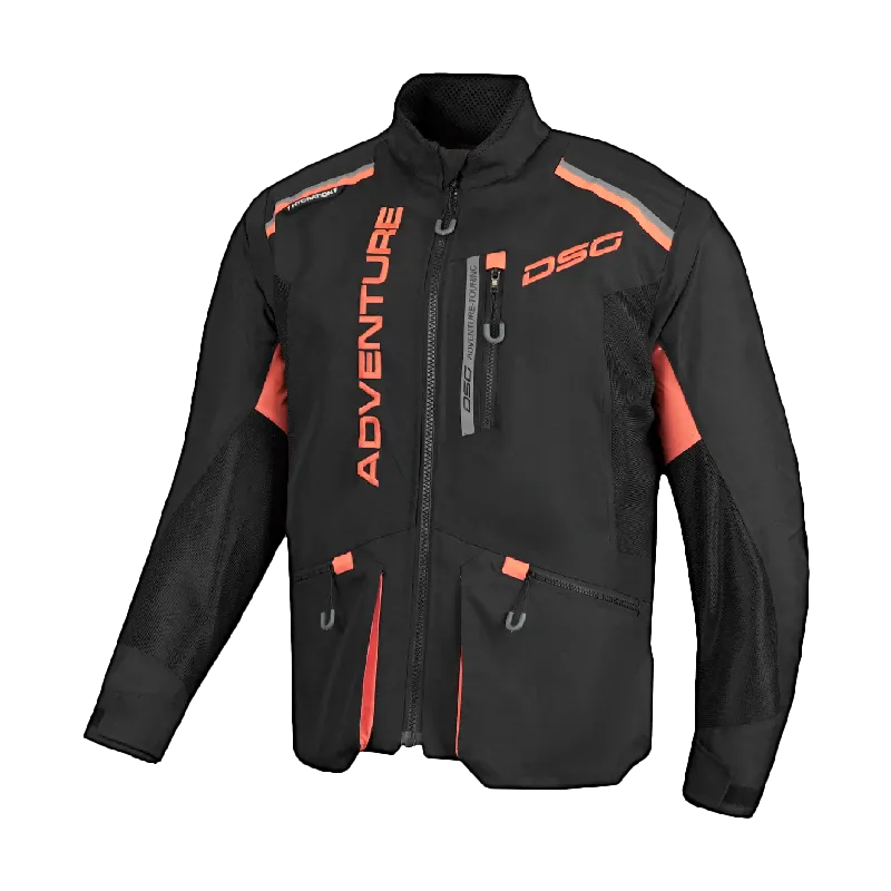 DSG Adv Riding Jacket Black Orange