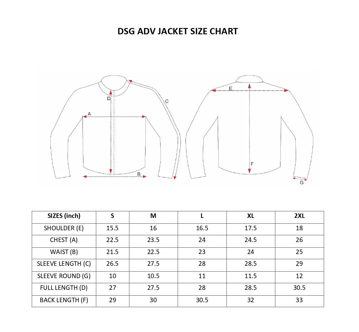 DSG Adv Riding Jacket Black Orange