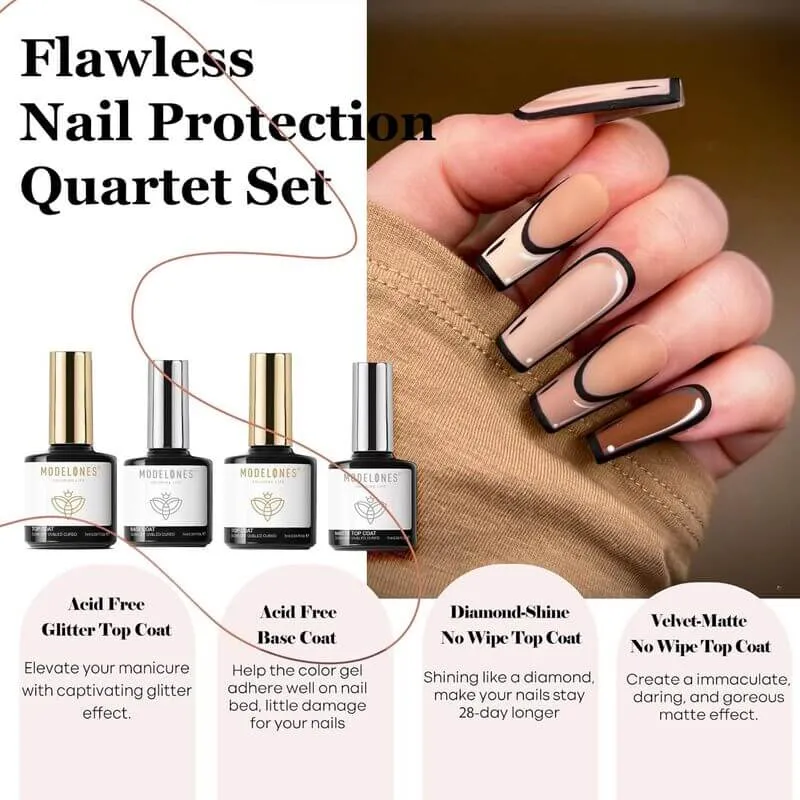 Elegant Blossom - 24Pcs 20Colors Gel Nail Polish Kit