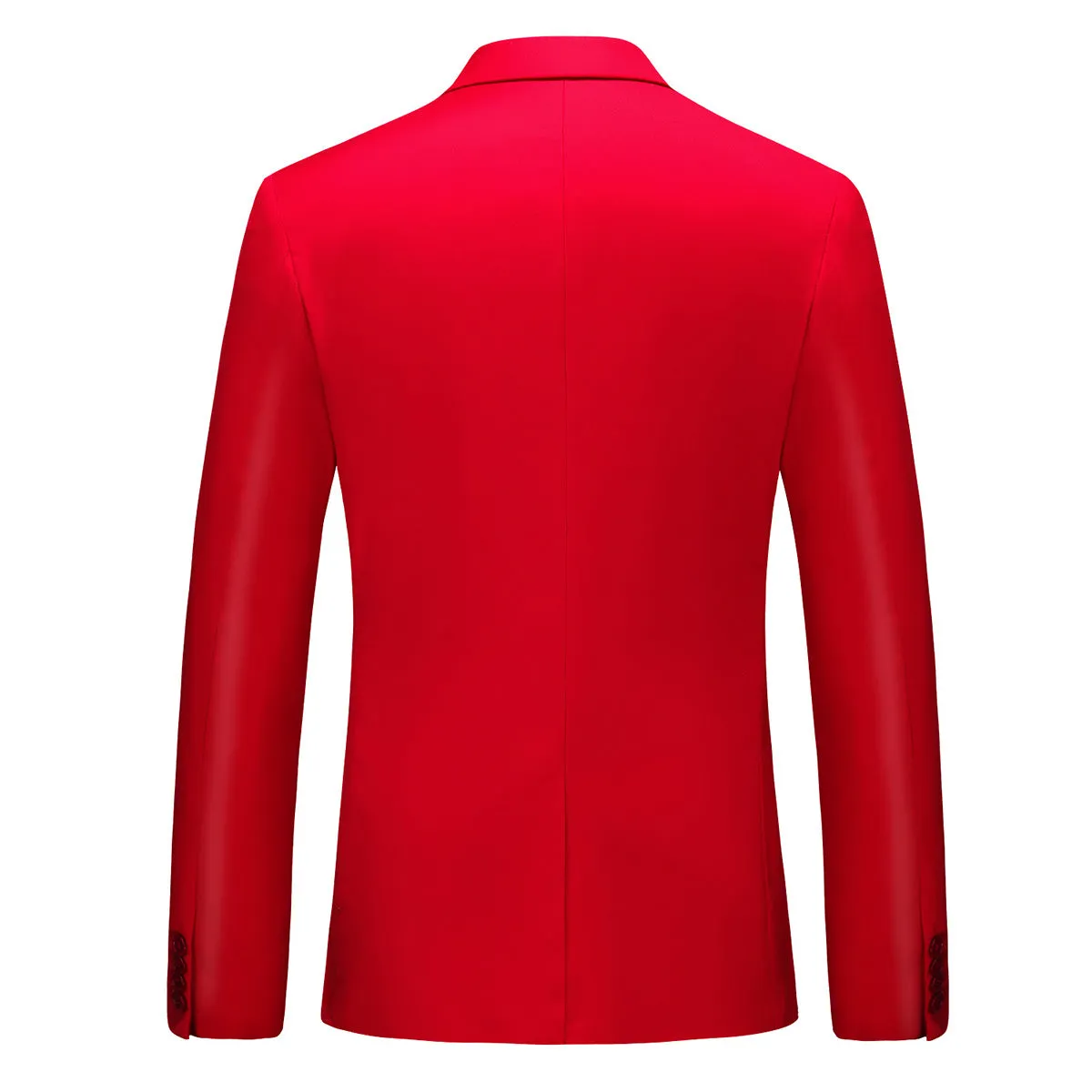 Fashion Jakcket One Button Casual Blazer Red