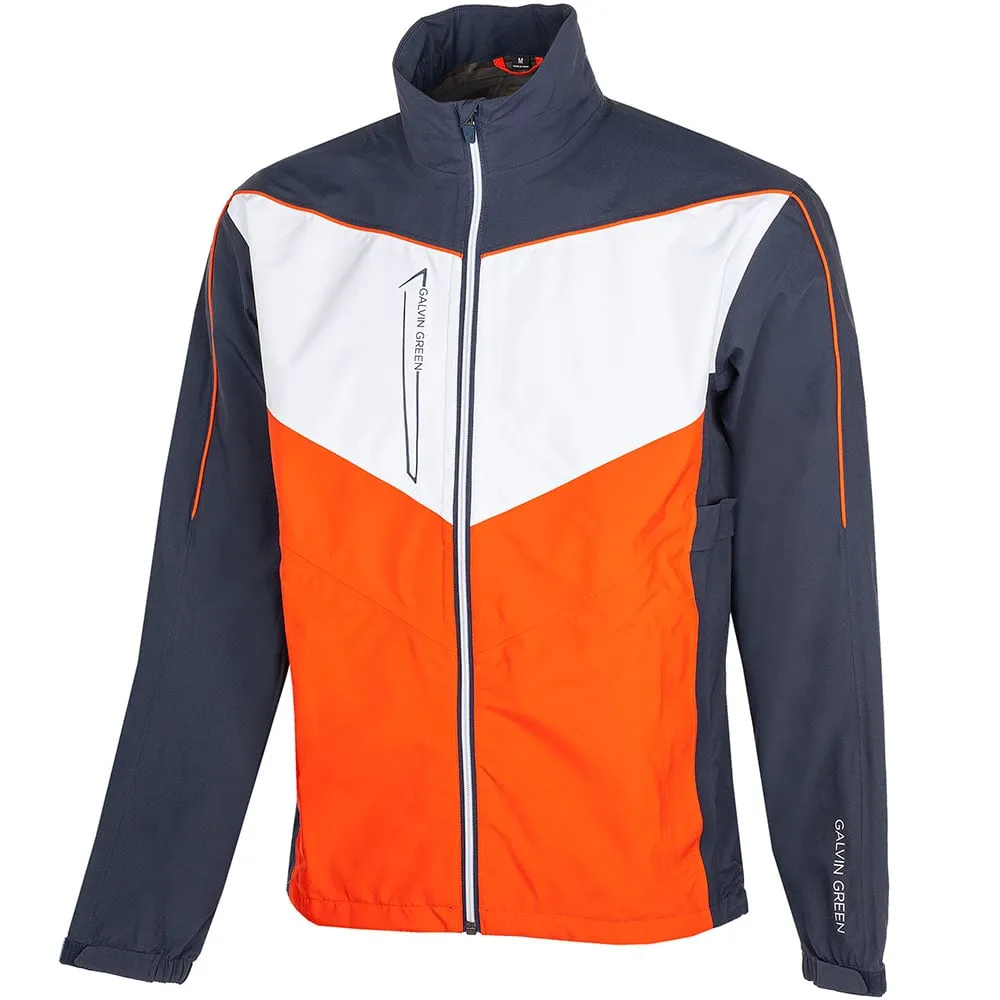 Galvin Green Armstrong/Andy Waterproof Suit - Navy/Orange/White  - Black